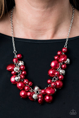 Battle of Bombshells - Paparazzi Red Necklace - BlingbyAshleyNicole