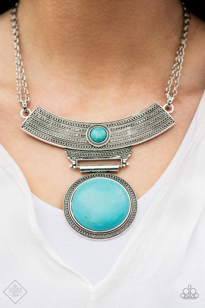 Lasting EMPRESS-ions - Blue Necklace - BlingbyAshleyNicole