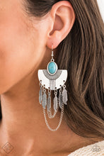 Load image into Gallery viewer, Sure Thing, Chief - Paparazzi Blue Earring - BlingbyAshleyNicole