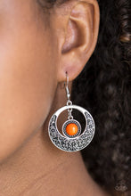 Load image into Gallery viewer, Wandering Waikiki - Paparazzi Orange Earrings - BlingbyAshleyNicole