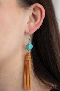 All-Natural Allure | Paparazzi Blue Earrings - BlingbyAshleyNicole
