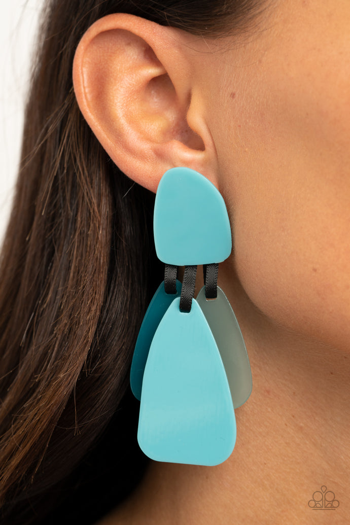 Paparazzi Blue Earrings | All FAUX One - BlingbyAshleyNicole