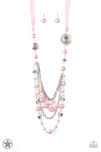 All The Trimmings - Paparazzi Pink Necklace - BlingbyAshleyNicole