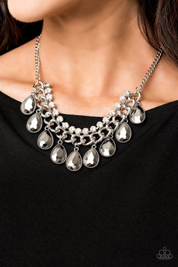 All Toget-HEIR Now - Paparazzi Silver Necklace - BlingbyAshleyNicole