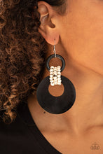 Load image into Gallery viewer, Beach Day Drama - Paparazzi Black Earrings - BlingbyAshleyNicole
