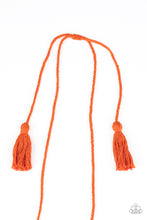 Load image into Gallery viewer, Between You and MACRAME | Paparazzi Orange Necklace - BlingbyAshleyNicole
