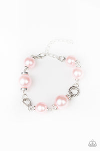 Boardroom Baller - Paparazzi Pink Bracelet - BlingbyAshleyNicole