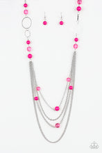 Load image into Gallery viewer, Bubbly Bright - Paparazzi Pink Necklace - BlingbyAshleyNicole