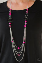 Load image into Gallery viewer, Bubbly Bright - Paparazzi Pink Necklace - BlingbyAshleyNicole