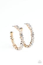 Load image into Gallery viewer, Can I Have Your Attention? - Paparazzi Gold Hoop Earrings - BlingbyAshleyNicole
