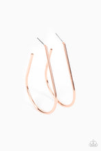 Load image into Gallery viewer, City Curves | Paparazzi Copper Earrings - BlingbyAshleyNicole