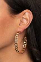 Load image into Gallery viewer, Climate CHAINge | Paparazzi Gold Earrings - BlingbyAshleyNicole