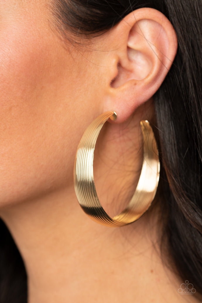 Desert Wanderings | Paparazzi Gold Earrings - BlingbyAshleyNicole