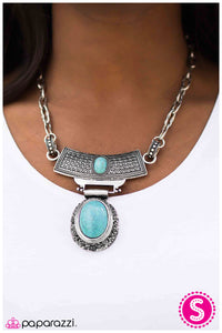 Dressed To EMPRESS - Paparazzi Blue Necklace - BlingbyAshleyNicole