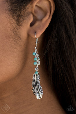 Find Your Flock  | Paparazzi Blue Earrings - BlingbyAshleyNicole