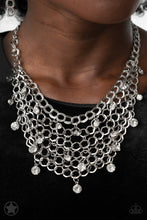 Load image into Gallery viewer, Fishing For Compliments | Paparazzi Silver Necklace - BlingbyAshleyNicole