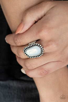 For ETHEREAL! - Paparazzi White Ring - BlingbyAshleyNicole