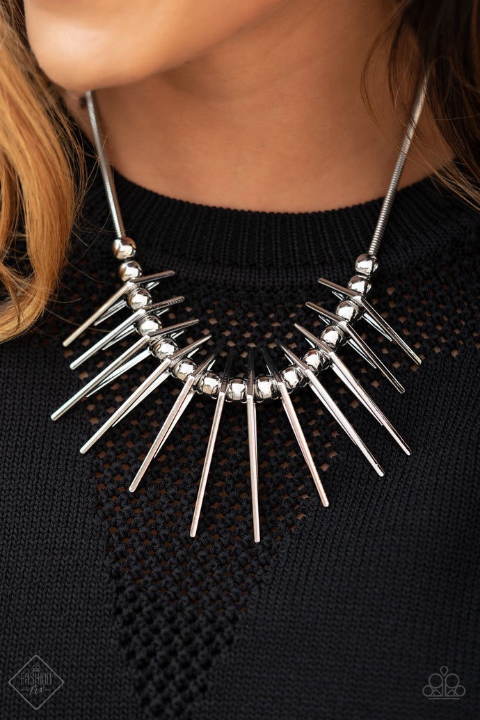 Fully Charged | Paparazzi Silver Necklace - BlingbyAshleyNicole