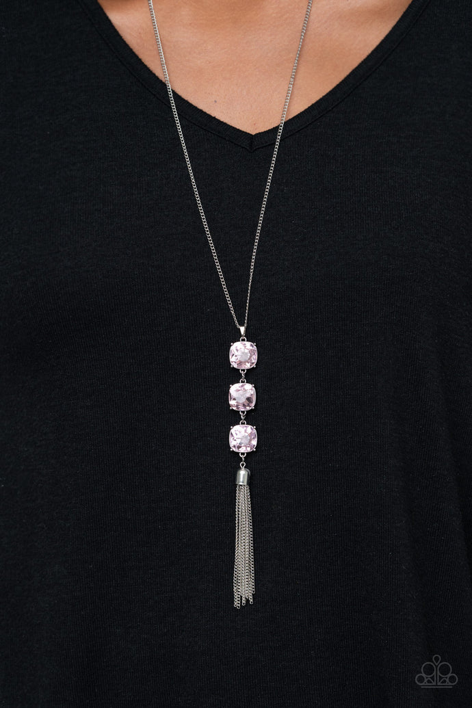 GLOW Me The Money! | Paparazzi Pink Necklace - BlingbyAshleyNicole