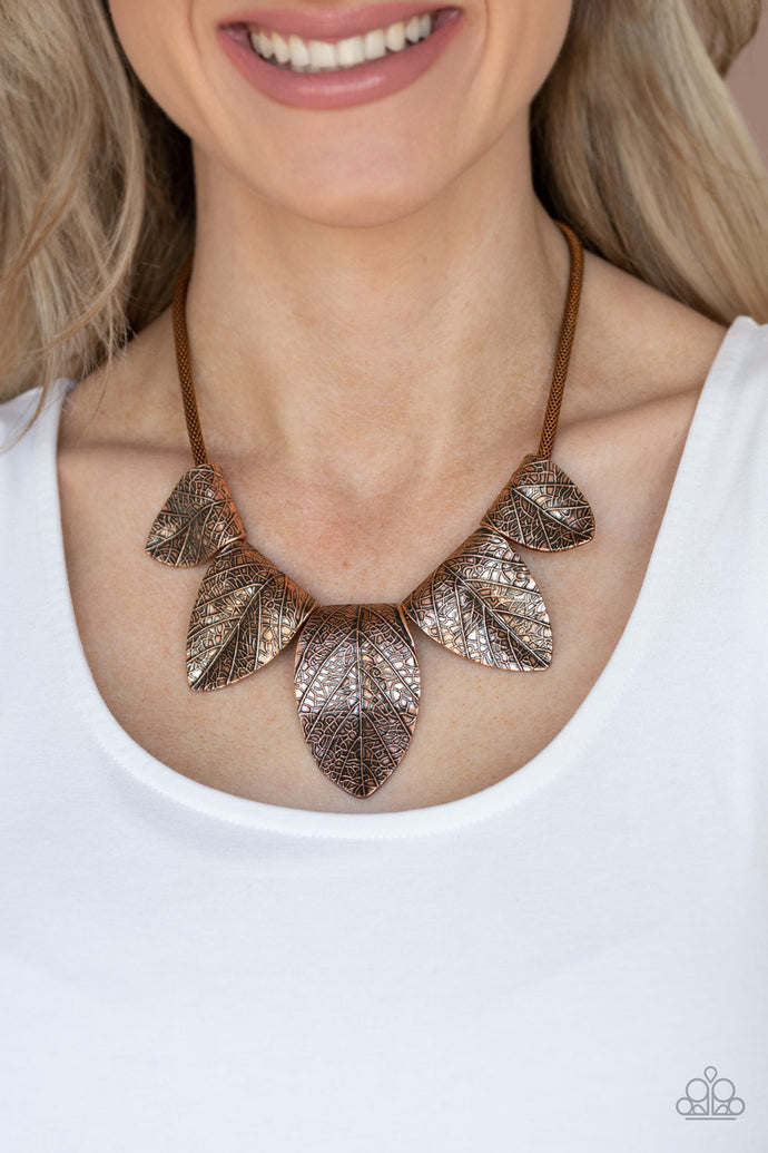 Garden Gatherer - Paparazzi Copper Necklace - BlingbyAshleyNicole