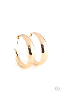 Hey, HAUTE-Shot | Paparazzi Gold Hoop Earring - BlingbyAshleyNicole