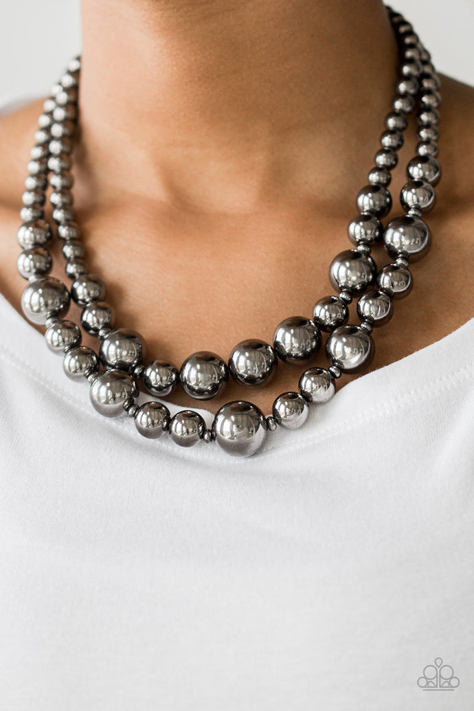 I Double Dare You | Paparazzi Black Necklace - BlingbyAshleyNicole