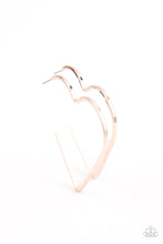 Load image into Gallery viewer, I HEART a Rumor | Paparazzi Gold Hoop Earring - BlingbyAshleyNicole