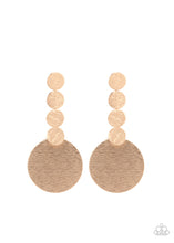 Load image into Gallery viewer, Idolized Illumination | Paparazzi Gold Earrings - BlingbyAshleyNicole
