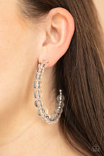 Load image into Gallery viewer, In The Clear | Paparazzi White Earrings - BlingbyAshleyNicole