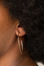 Load image into Gallery viewer, Inclined to Entwine | Paparazzi Rose Gold Hoop Earring - BlingbyAshleyNicole