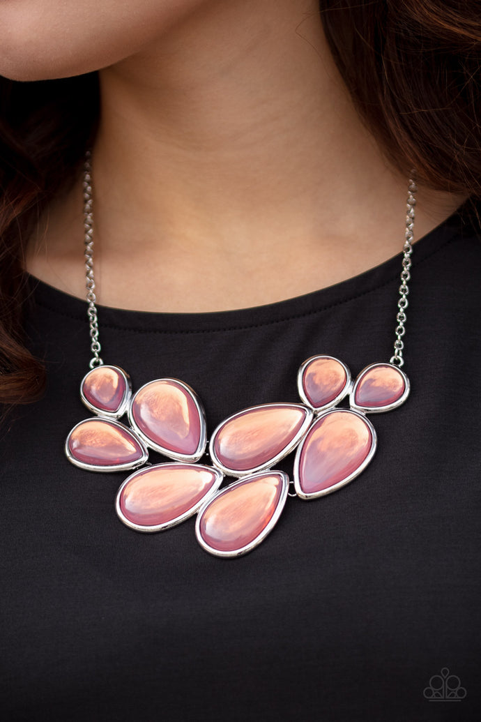 Iridescently Irresistible | Paparazzi Pink Necklace - BlingbyAshleyNicole