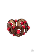 Load image into Gallery viewer, Island Adventure | Paparazzi Red Bracelet - BlingbyAshleyNicole