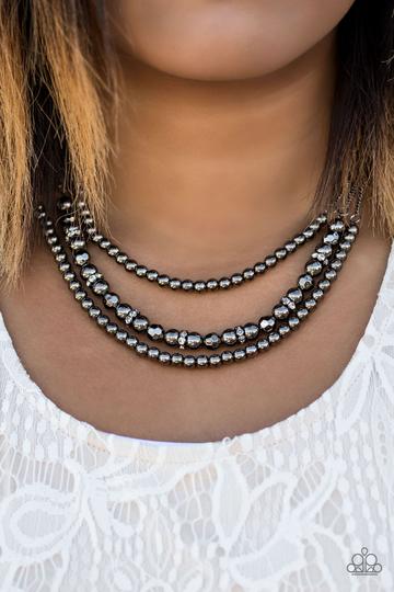 It's A Diva Thing | Paparazzi Black Necklace - BlingbyAshleyNicole