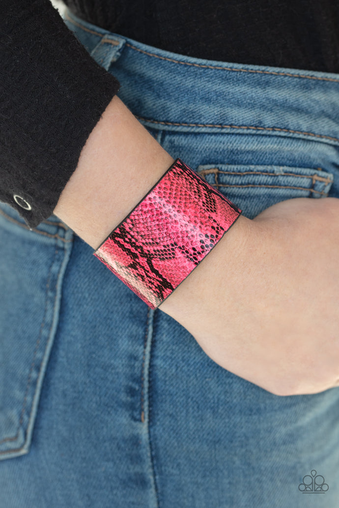 Its A Jungle Out There - Paparazzi Pink Bracelet - BlingbyAshleyNicole