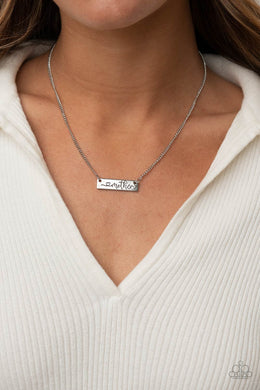 Joy of Motherhood | Paparazzi Silver Necklace - BlingbyAshleyNicole