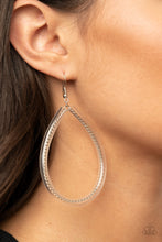 Load image into Gallery viewer, Just ENCASE You Missed It | Paparazzi Silver Earring - BlingbyAshleyNicole