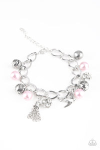 Lady Love Dove - Paparazzi Pink Bracelet - BlingbyAshleyNicole