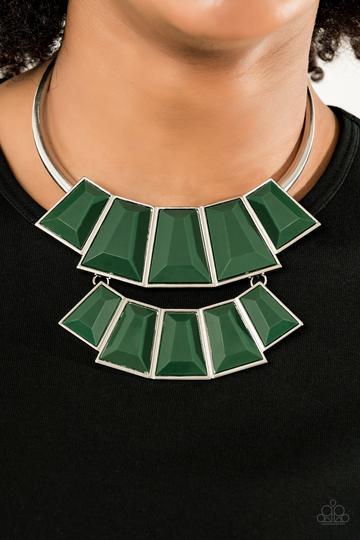 Lions, TIGRESS, and Bears - Paparazzi Green Necklace - BlingbyAshleyNicole
