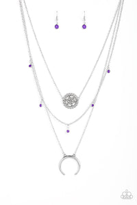 Lunar Lotus | Paparazzi Purple Necklace - BlingbyAshleyNicole