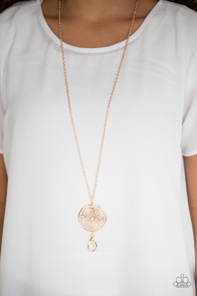 Marvelous in Mandalas - Paparazzi Rose Gold Lanyard - BlingbyAshleyNicole