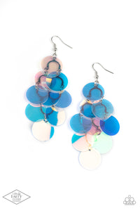 Mermaid Shimmer | Paparazzi Multi Earring - BlingbyAshleyNicole