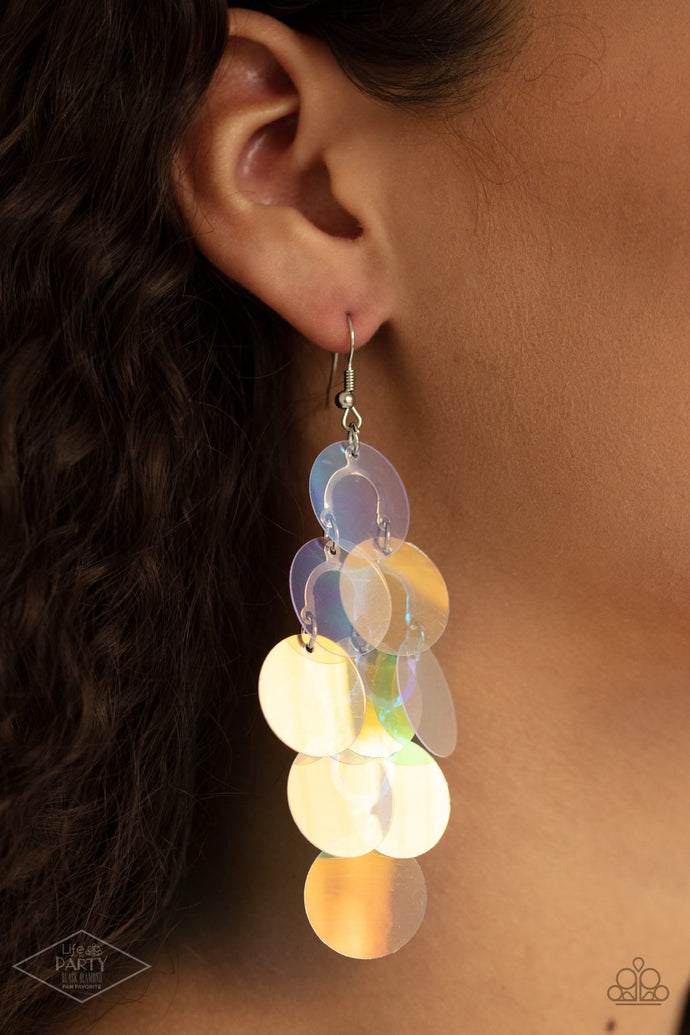 Mermaid Shimmer | Paparazzi Multi Earring - BlingbyAshleyNicole