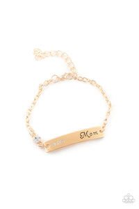 Mom Always Knows | Paparazzi Gold Bracelet - BlingbyAshleyNicole