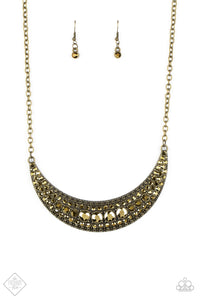Moon Child Magic - Paparazzi Brass Necklace - BlingbyAshleyNicole