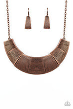Load image into Gallery viewer, More Roar - Paparazzi Copper Necklace - BlingbyAshleyNicole