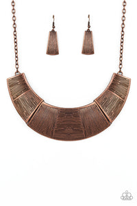 More Roar - Paparazzi Copper Necklace - BlingbyAshleyNicole