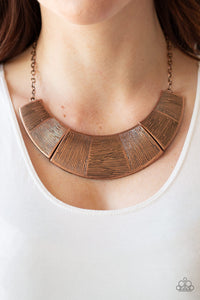 More Roar - Paparazzi Copper Necklace - BlingbyAshleyNicole