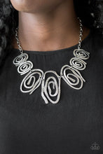 Load image into Gallery viewer, My Cave Is Your Cave | Paparazzi Silver Necklace - BlingbyAshleyNicole