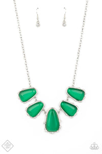 Newport Princess | Paparazzi Green Necklace - BlingbyAshleyNicole