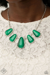 Newport Princess | Paparazzi Green Necklace - BlingbyAshleyNicole